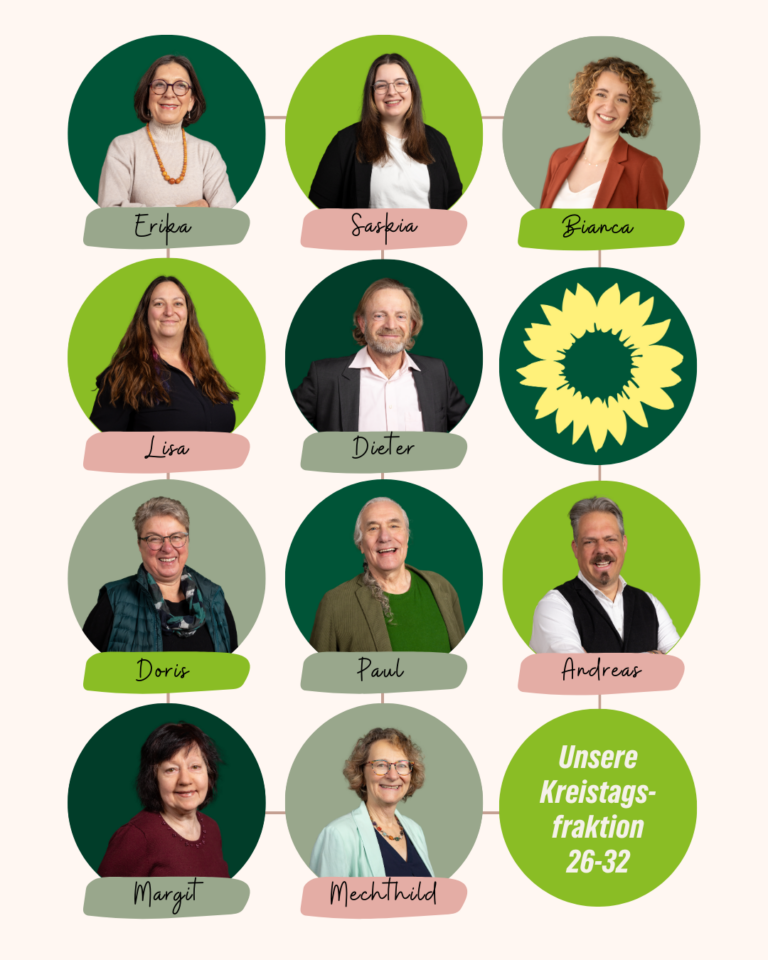 Unsere neue GRÜNE Kreistagsfraktion im Nürnberger Land